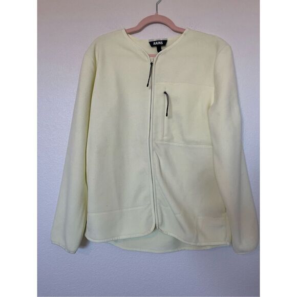 Rains Fleece Full Zip Jacket - New - Picture 2 of 12